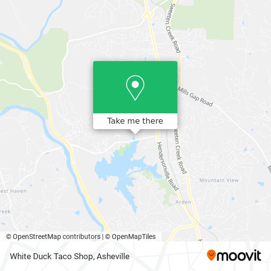 White Duck Taco Shop map