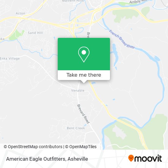 American Eagle Outfitters map