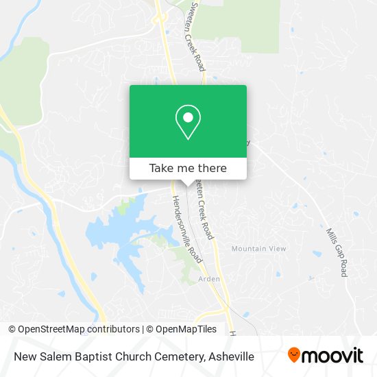 New Salem Baptist Church Cemetery map