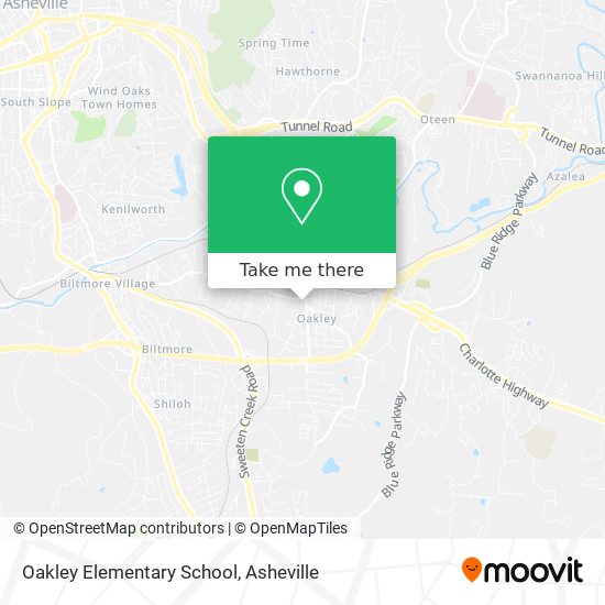 Oakley Elementary School map