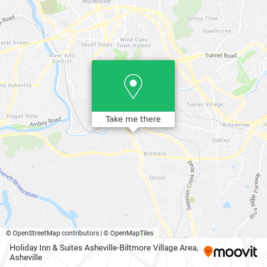 Holiday Inn & Suites Asheville-Biltmore Village Area map