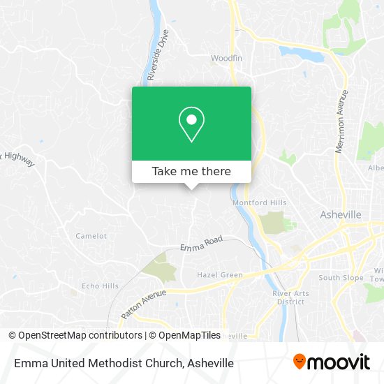 Mapa de Emma United Methodist Church