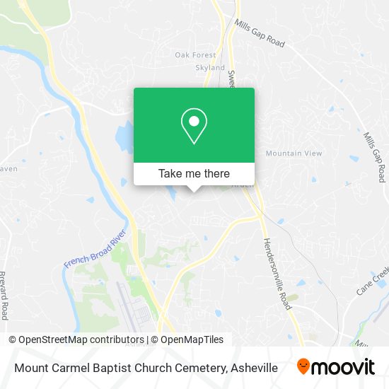 Mount Carmel Baptist Church Cemetery map