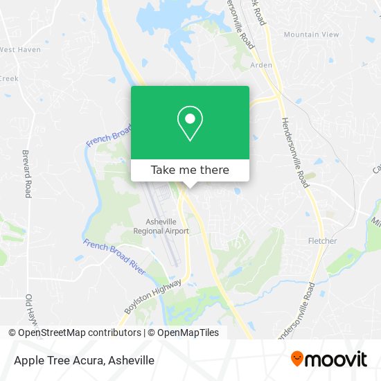 Mapa de Apple Tree Acura