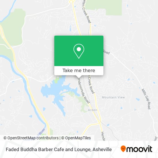 Mapa de Faded Buddha Barber Cafe and Lounge