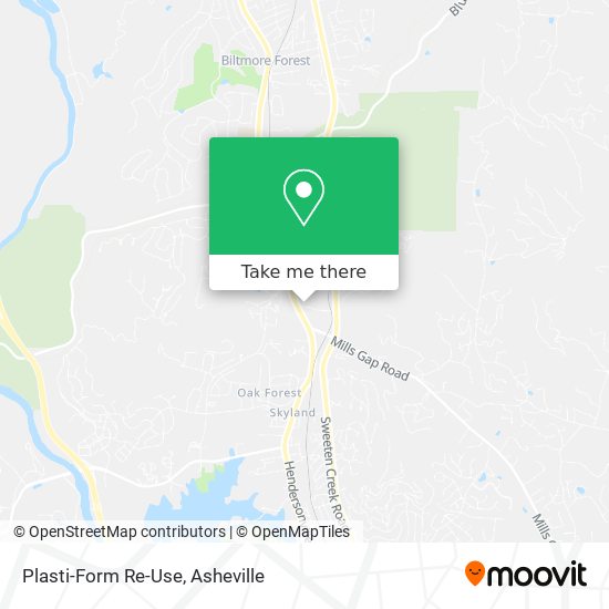 Plasti-Form Re-Use map