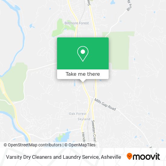 Varsity Dry Cleaners and Laundry Service map