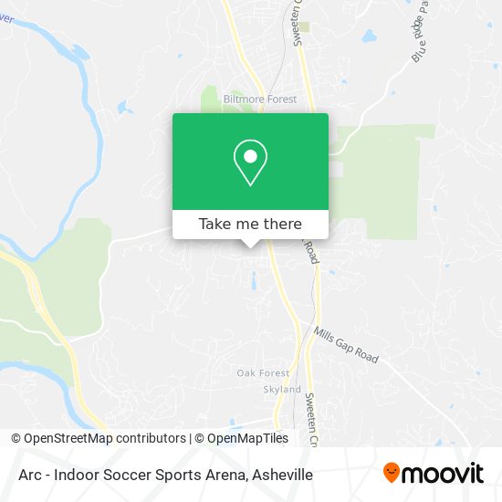 Arc - Indoor Soccer Sports Arena map