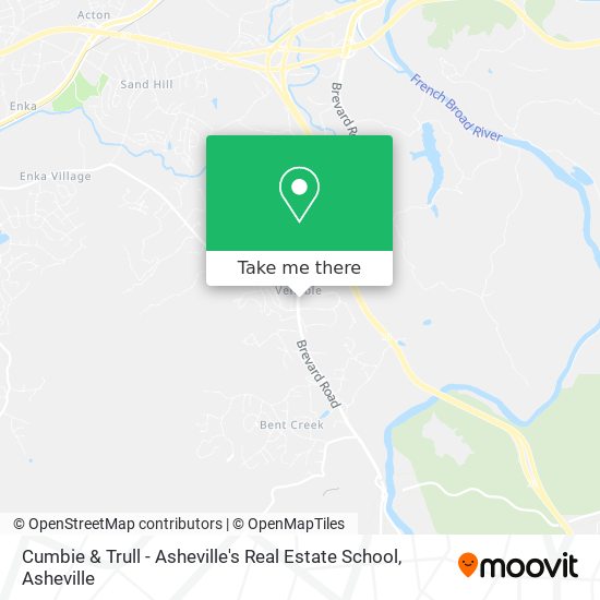 Cumbie & Trull - Asheville's Real Estate School map