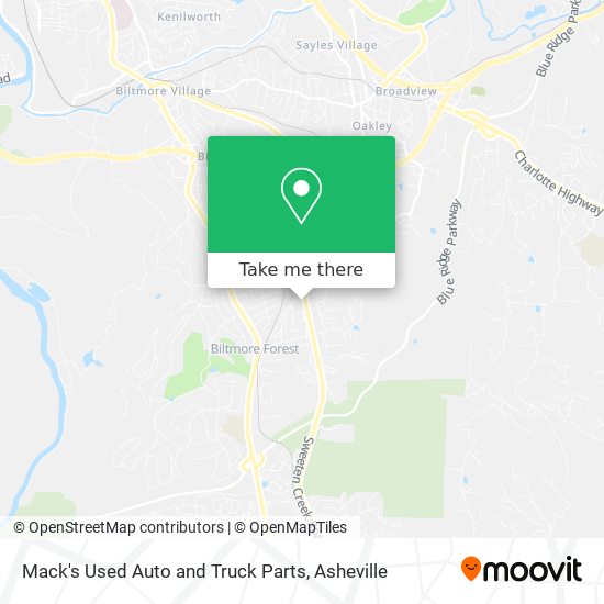 Mack's Used Auto and Truck Parts map
