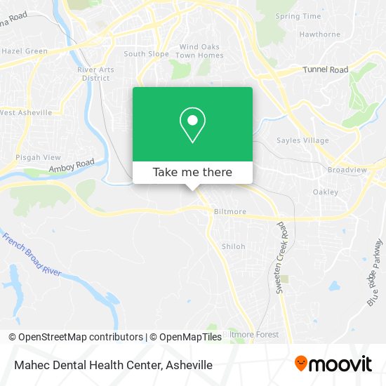 Mapa de Mahec Dental Health Center