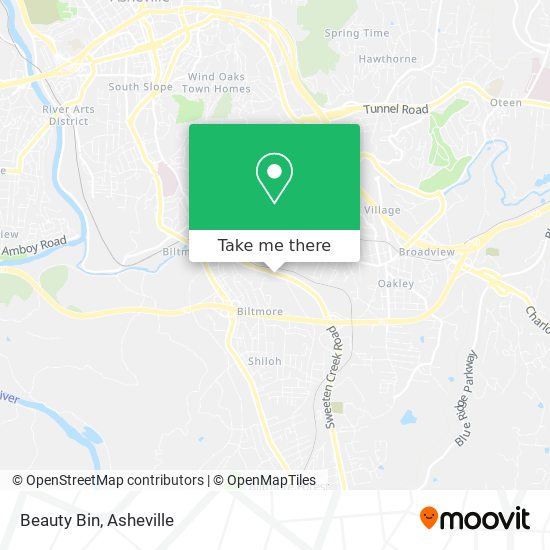 Mapa de Beauty Bin