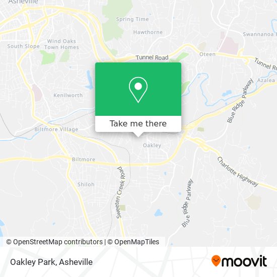 Mapa de Oakley Park