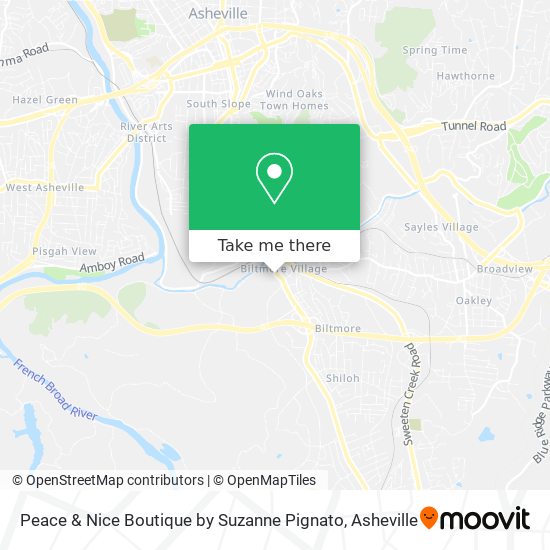 Mapa de Peace & Nice Boutique by Suzanne Pignato