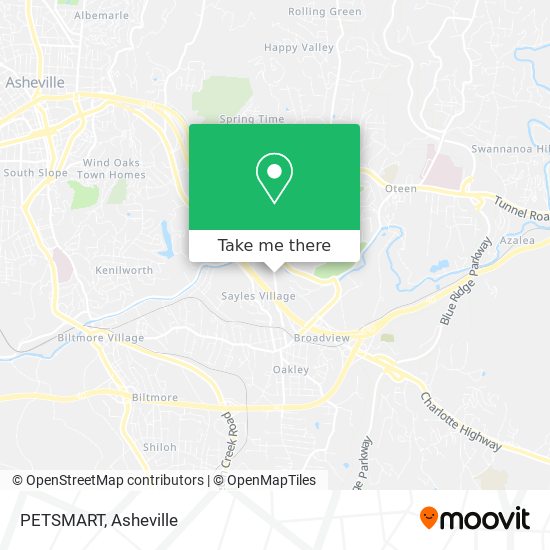 PETSMART map