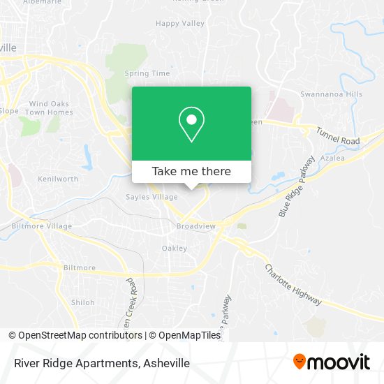 Mapa de River Ridge Apartments