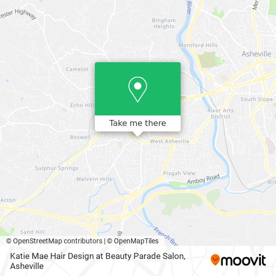 Mapa de Katie Mae Hair Design at Beauty Parade Salon