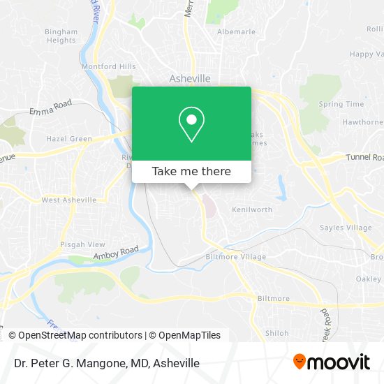 Dr. Peter G. Mangone, MD map