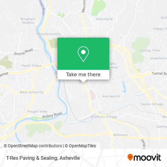 T-Rex Paving & Sealing map