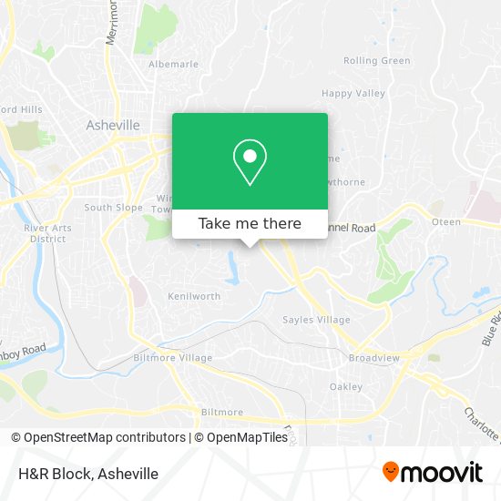 Mapa de H&R Block