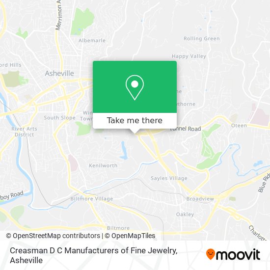 Creasman D C Manufacturers of Fine Jewelry map