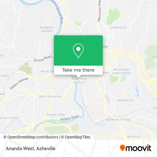 Mapa de Ananda West