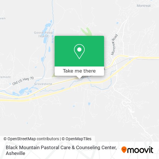 Black Mountain Pastoral Care & Counseling Center map