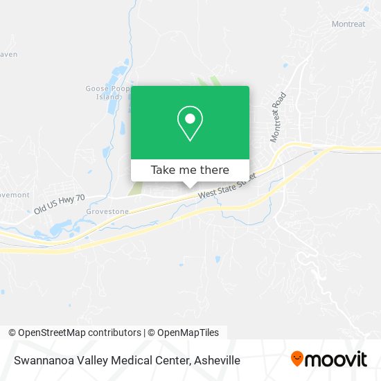 Swannanoa Valley Medical Center map
