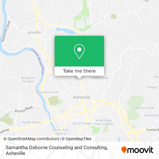 Samantha Osborne Counseling and Consulting map