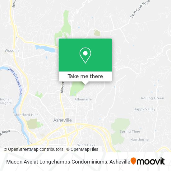 Mapa de Macon Ave at Longchamps Condominiums