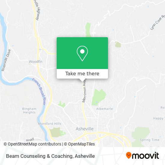 Beam Counseling & Coaching map