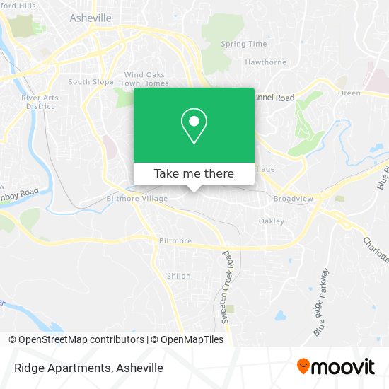 Ridge Apartments map