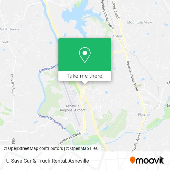 Mapa de U-Save Car & Truck Rental