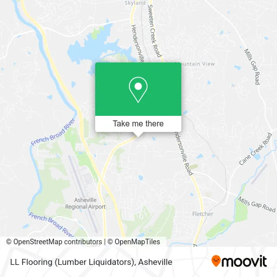 LL Flooring (Lumber Liquidators) map