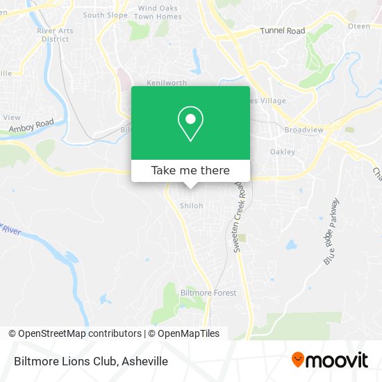Biltmore Lions Club map