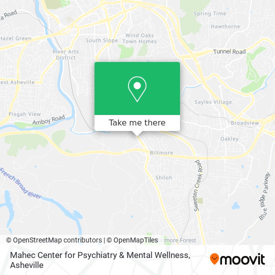 Mahec Center for Psychiatry & Mental Wellness map