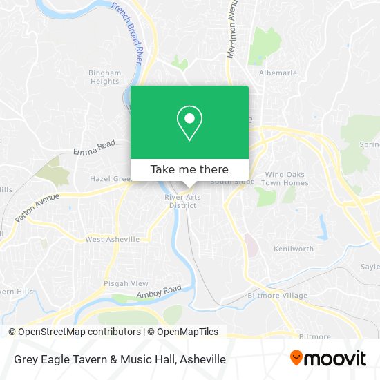 Mapa de Grey Eagle Tavern & Music Hall