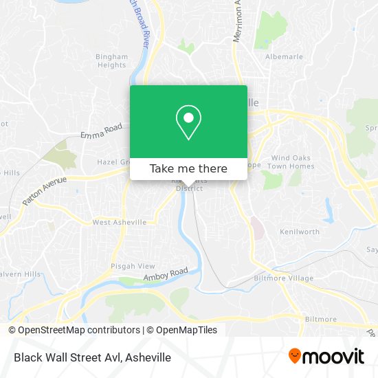 Black Wall Street Avl map