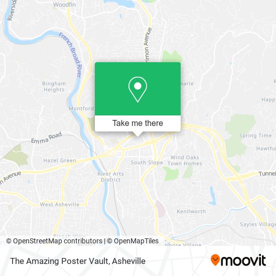 Mapa de The Amazing Poster Vault