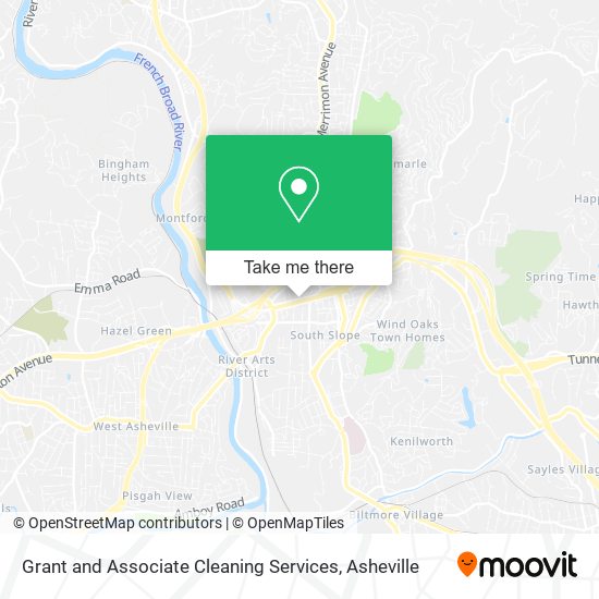 Mapa de Grant and Associate Cleaning Services