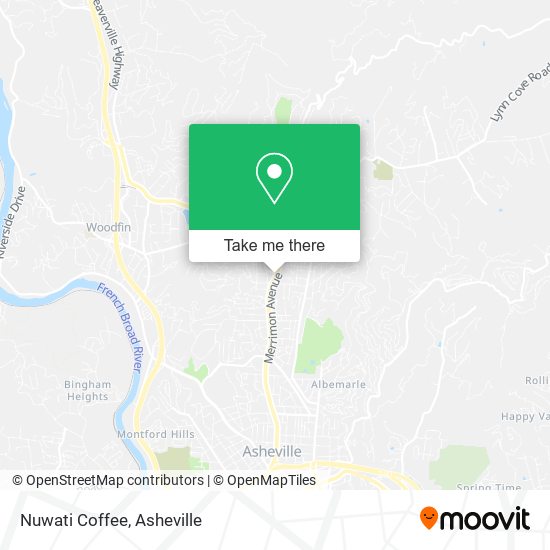 Nuwati Coffee map