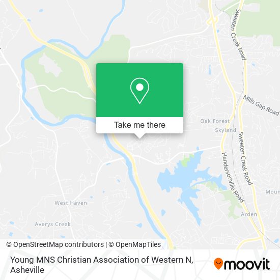 Young MNS Christian Association of Western N map