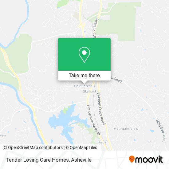 Tender Loving Care Homes map