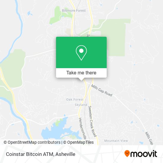 Mapa de Coinstar Bitcoin ATM