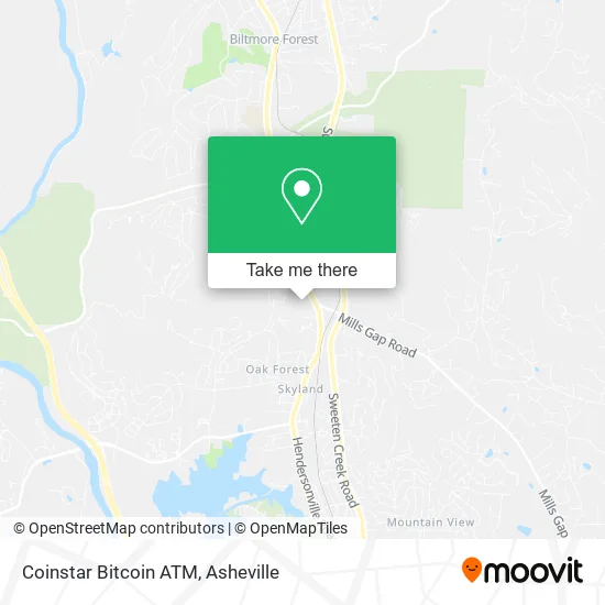Coinstar Bitcoin ATM map