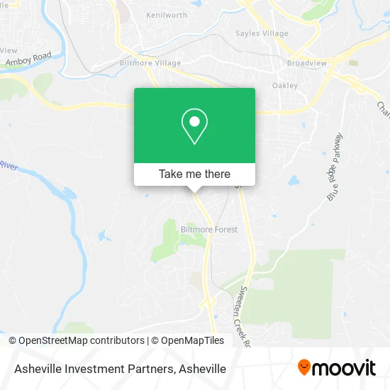Asheville Investment Partners map