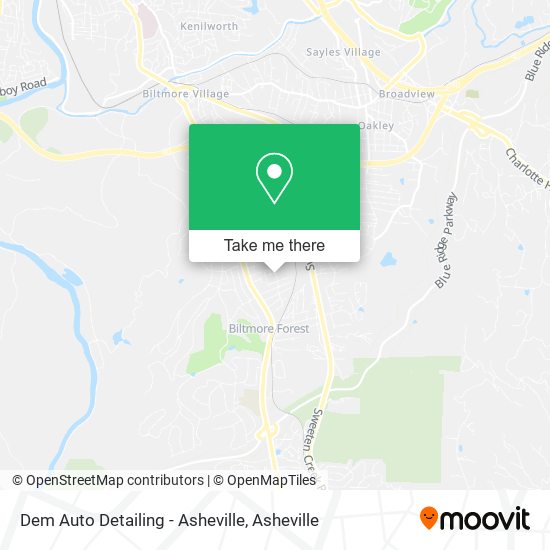 Dem Auto Detailing - Asheville map