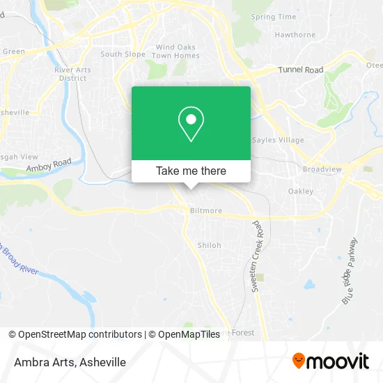 Ambra Arts map