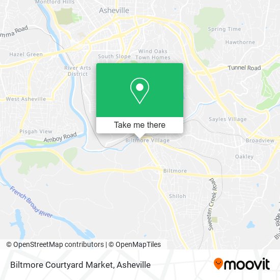 Mapa de Biltmore Courtyard Market
