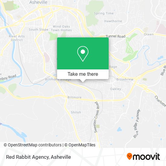 Red Rabbit Agency map